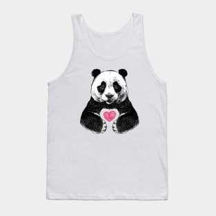 Sweet panda love Tank Top